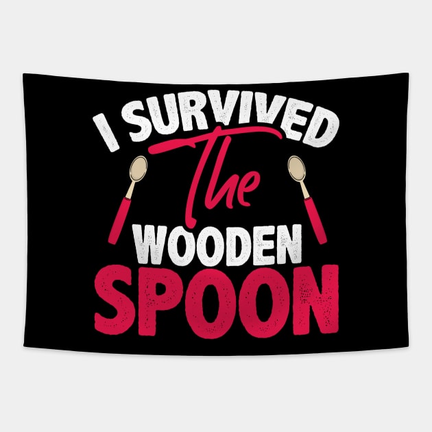 Proud Adult Gift Spoon Survivor Tapestry by ArtedPool