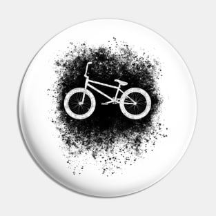 BMX Bike Splattered Pin