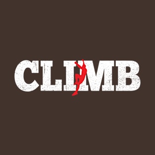 Funny Rock Climbing Mountain Indoor Bouldering T-Shirt