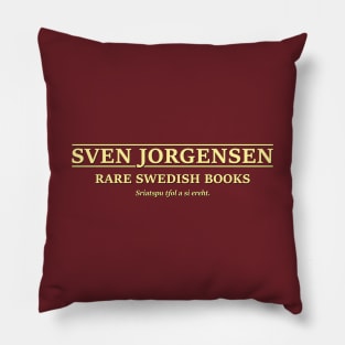 Sven Jorgensen Books Pillow