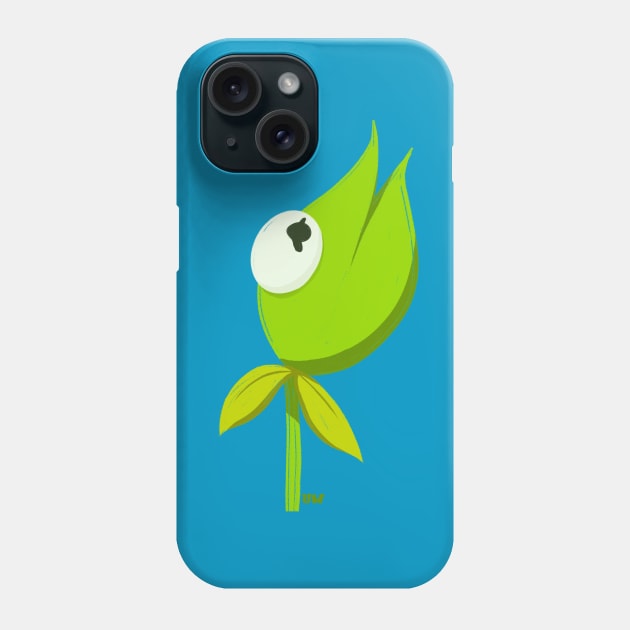 "Croakus" the Kermit Flower Phone Case by UzzyWorks