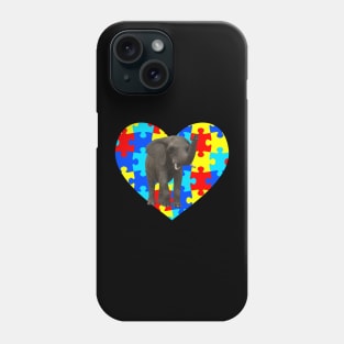 autism day Elephant Phone Case