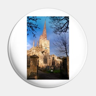 St John the Baptist Church Burford Cotswolds Pin