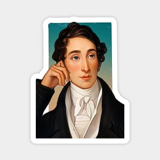 German Composer Carl Maria von Weber illustration Magnet