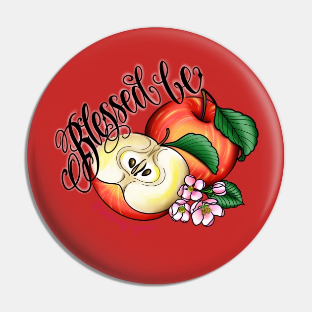 Blessed be the Fruit Pin by The Upper Room Tee Parlor