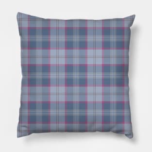 Pastel Blue and Pink Tartan Pillow