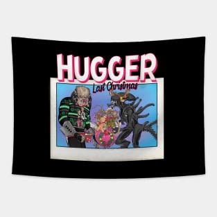 Last Christmas I Gave You My Hugger Tapestry