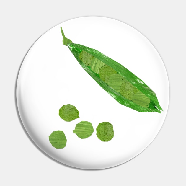 Peas and a pod Pin by Babban Gaelg