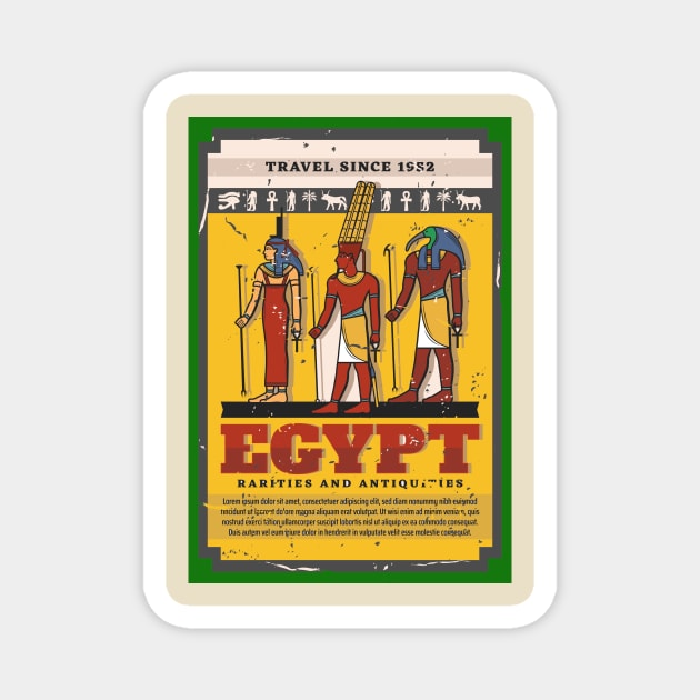 Egypt Antiquities Magnet by Minxylynx4