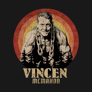 Retro Sunset Vincent McMahon T-Shirt