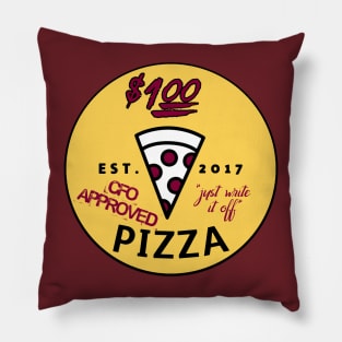 $100 Pizza Pillow