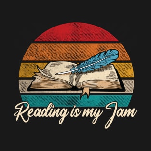 Reading is my jam Vintage Read teacher T-Shirt