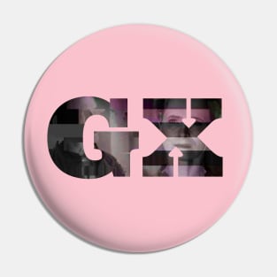 Glitch GX Text Image Pin