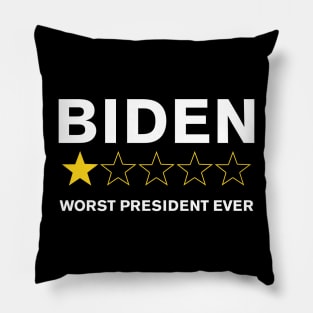 Biden Worst President Ever Pillow