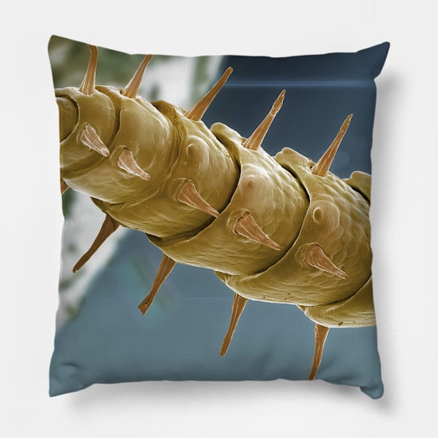 Alien Scary Sci Fi Creature Monster Scifi Pillow by Citrus Canyon