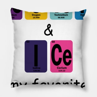 Scotch & Ice My Favorite Elements Pillow