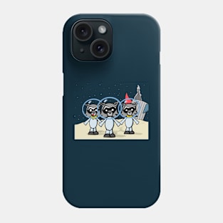 Raccoons on the Moon Phone Case