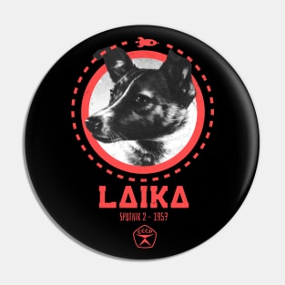 Laika - Sputnik Pin