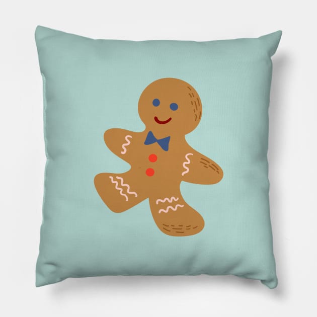 Gingerbread man Pillow by DanielK