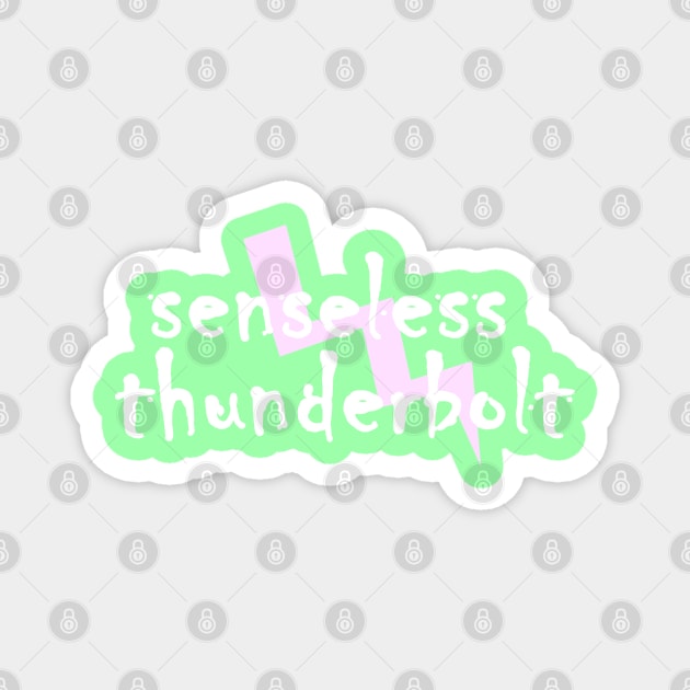 Senseless Thunderbolt Magnet by stefy