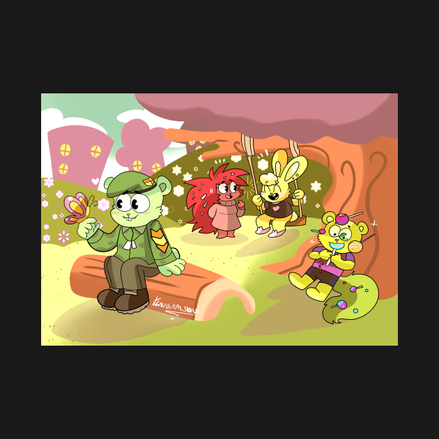 happy tree friends party ! by Klaudiapasqui 96