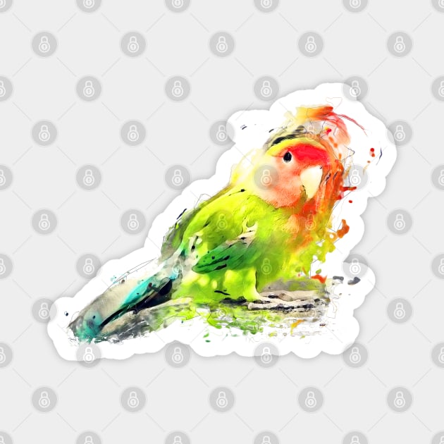 Lovebird animal #lovebird Magnet by JBJart