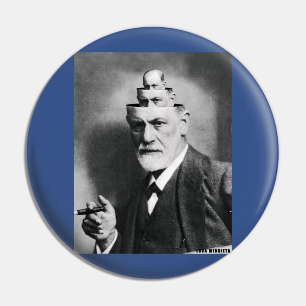 The Mind of Freud Pin by lucamendieta