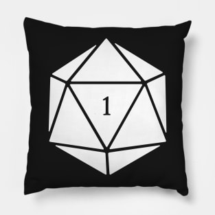 Funny D20 Roleplaying Game Dice Pillow