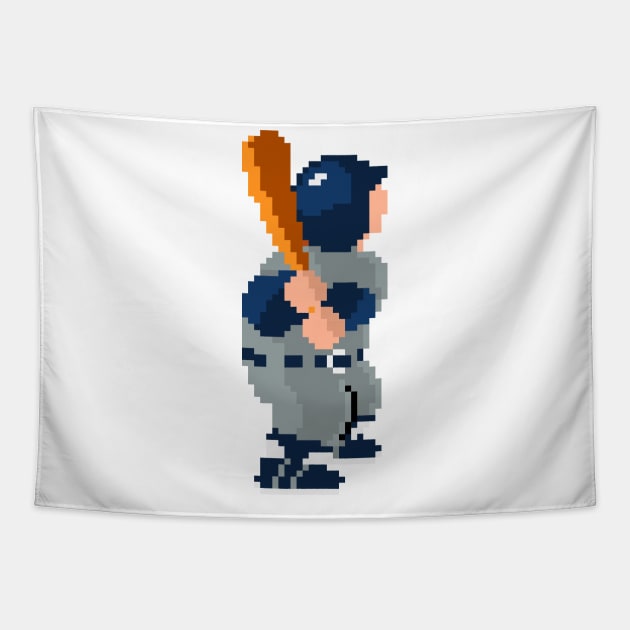 RBI Baseball Batter 16-Bit - New York Tapestry by The Pixel League