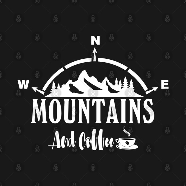 Mountains and Coffee by abbyhikeshop