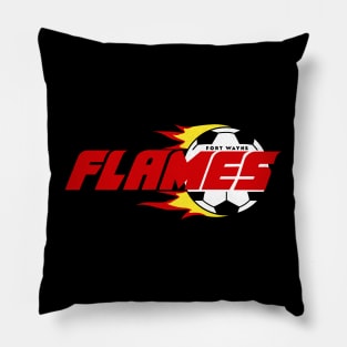 Defunct Fort Wayne Flames - AISA Soccer 1986 Pillow