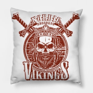 Nordic Heritage Vikings Pillow