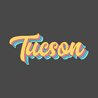 Tucson Retro Yellow Script T-Shirt