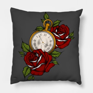 Roses, Clock Pillow