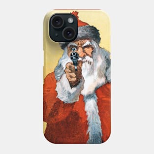 Santa's got a gun Phone Case