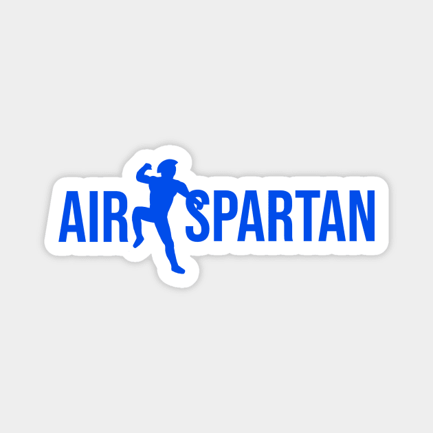 Air Spartan (Blue) Magnet by El Espartano