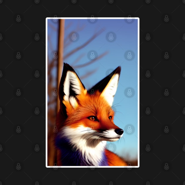 Realistic Red Fox by Toribit