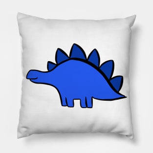 Dinosaur Friend - Blue Stegosaurus Pillow