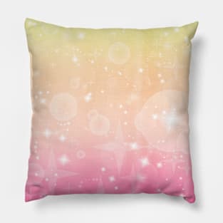 Kawaii Magical Sunrise Sparkle Pattern Pillow