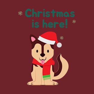 Dog Merry Xmas Funny Gift T-Shirt