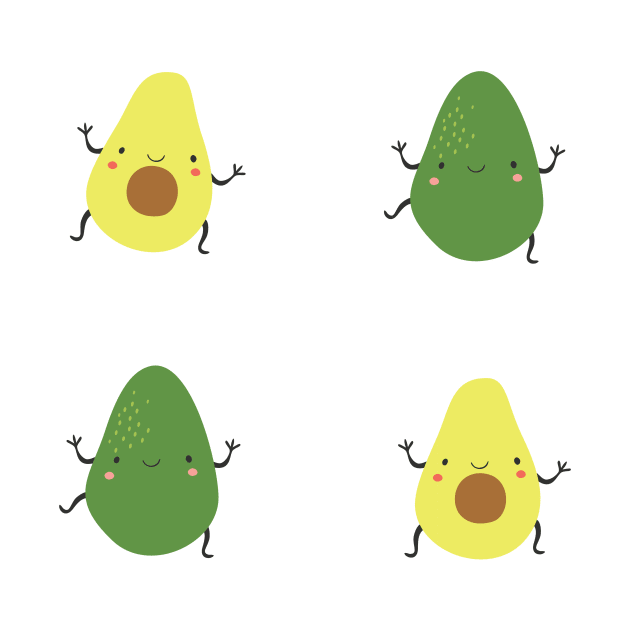 Cute Avocados by edwardecho