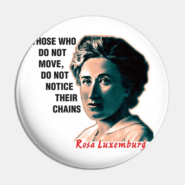 Rosa Luxemburg Pin by DJVYEATES