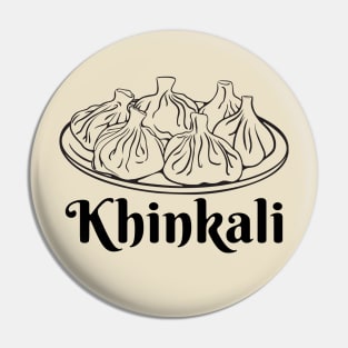 Georgian dish khinkali Pin