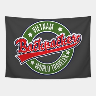 Vietnam backpacker world traveler Tapestry