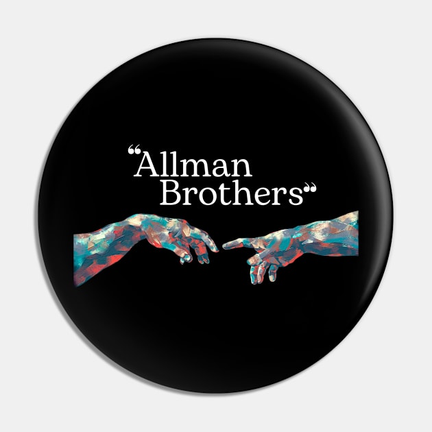 Allman Brothers // Hand Colour Pin by Mamamiyah