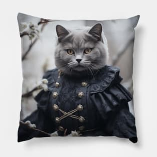 Victorian British Shorthair Pillow