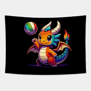 Rufie the Dragon - Volleyball #4 Tapestry