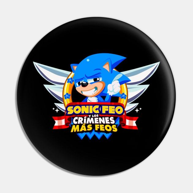 Ugly Sonic Pin by lolo_aburto