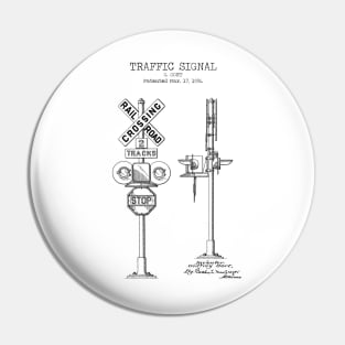 TRAFFIC SIGNAL patent Pin