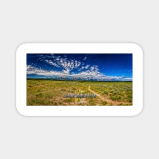 Grand Teton Mountain Range Magnet